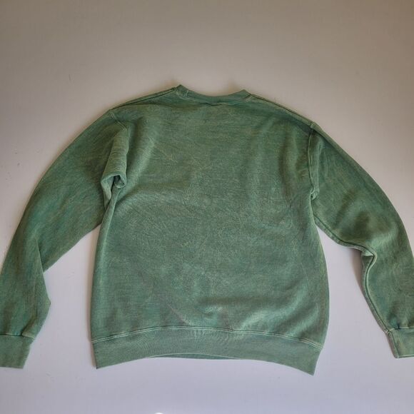 NEW URBAN OUTFITTERS NIRVANA DYED FACE GREEN SWEATSHIRT M MEDIUM NWT - Picture 6 of 6